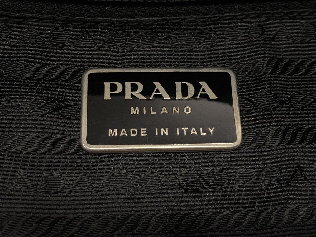 Prada Vintage Prada Tessuto Green Nylon Mini Backpack Size ONE SIZE - 10 Thumbnail