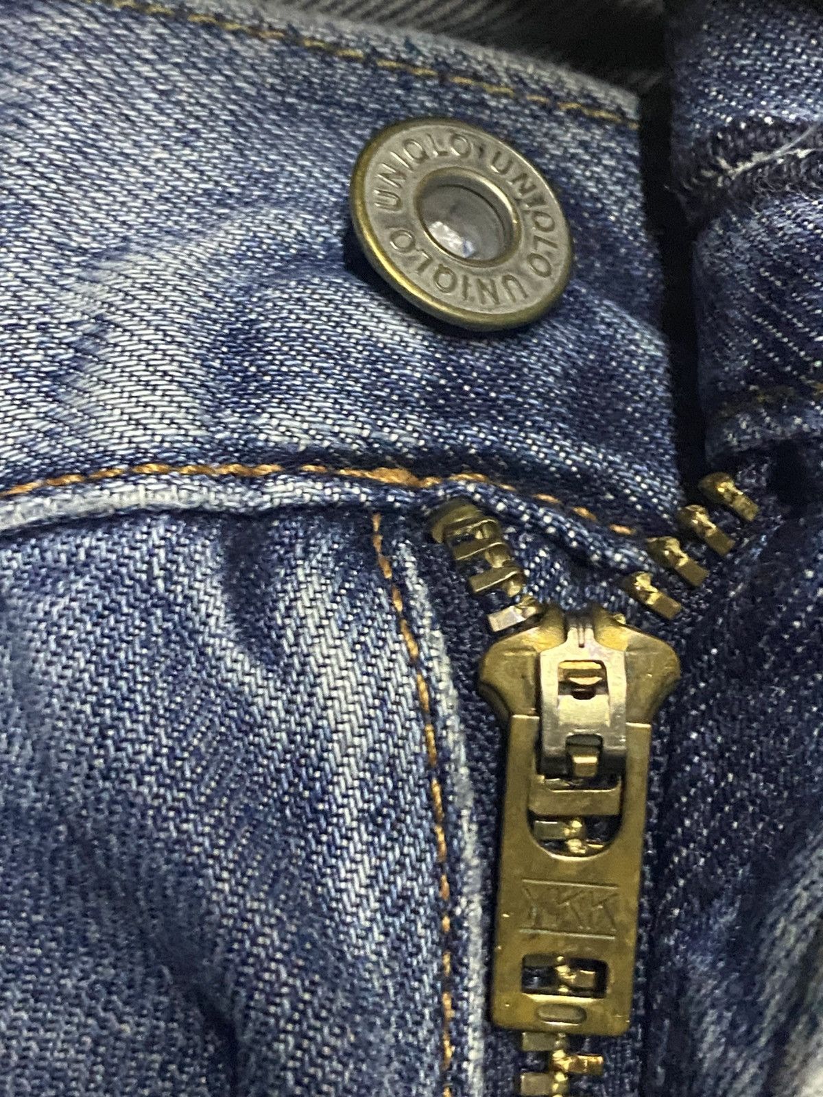 Japanese Brand Vintage japanese Uniqlo Blue Wash Grunge Selvedge Jeans Size US 34 / EU 50 - 11 Thumbnail