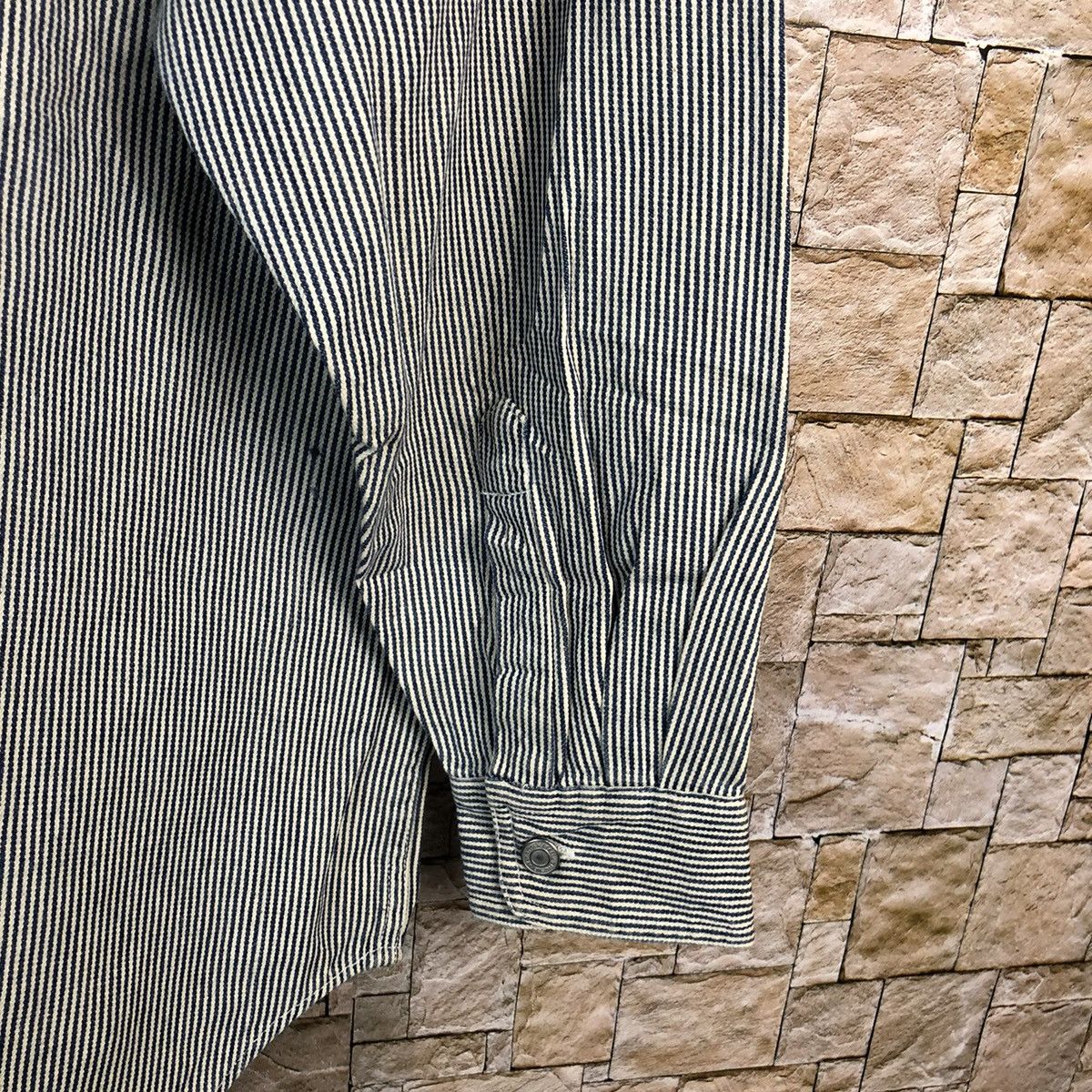 Vintage Elevis Presley Stripe Grey #A398 Size US M / EU 48-50 / 2 - 17 Thumbnail