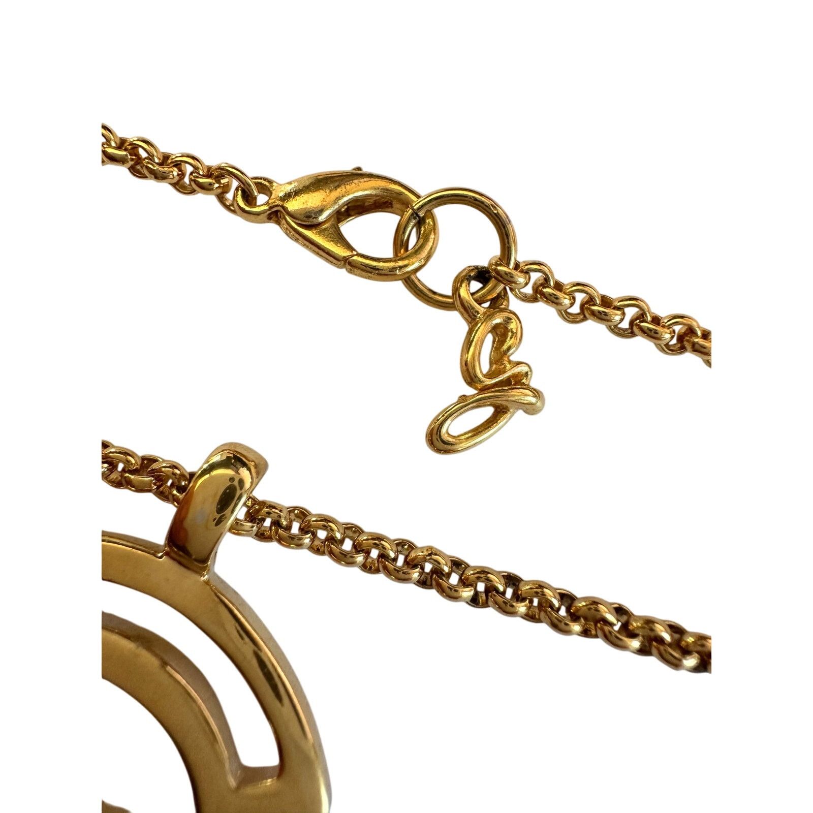 Givenchy Givenchy Vintage G Outline Necklace - 29" Chain Size ONE SIZE - 6 Thumbnail