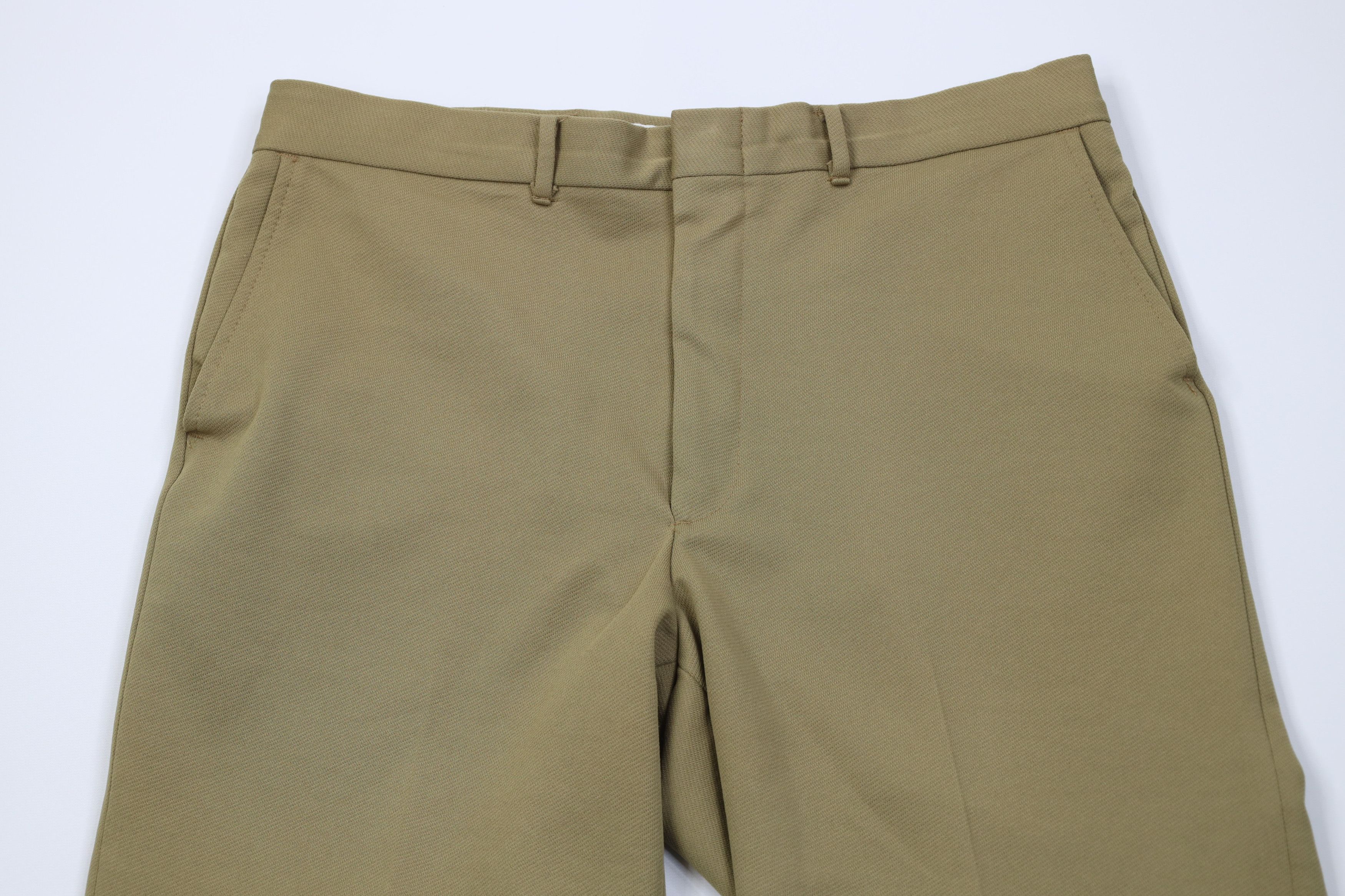 Vintage Vintage 70s Streetwear Flared Wide Leg Chino Pants Beige USA Size US 34 / EU 50 - 2 Thumbnail