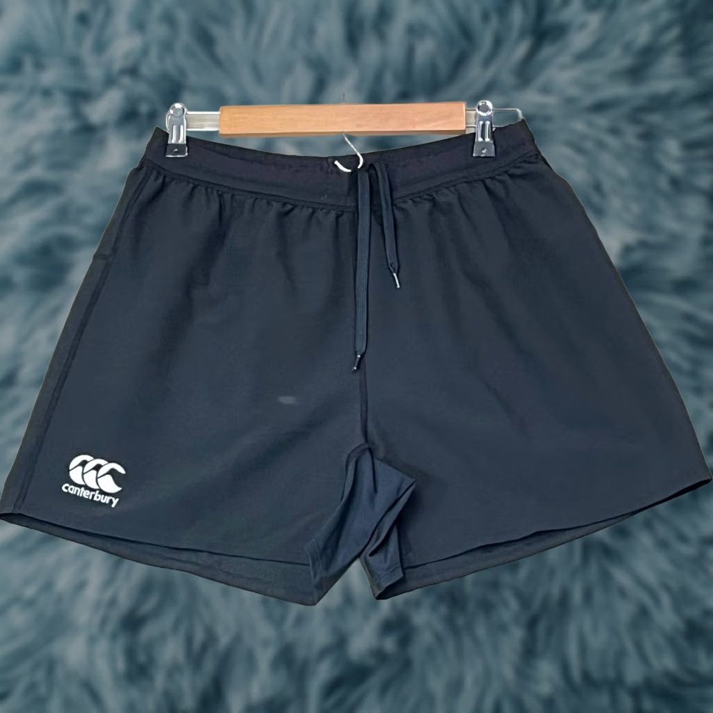 Vintage Canterbury Shorts XL Black Sweat Athleisure Performance Rugby Basketball Golf Size US 36 / EU 52 - 1 Thumbnail