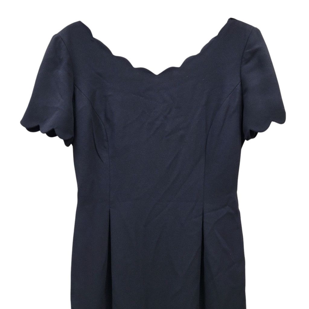 MAGGY LONDON Maggy London V-neck Front & Back Knee-length Dress Black Size M / US 6-8 / IT 42-44 - 4 Thumbnail