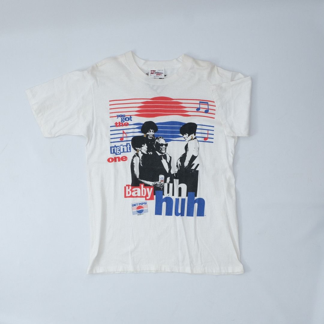 Other 1990s Ray Charles BabySponsored by Pepsi White Tee - Unisex Size US L / EU 52-54 / 3 - 2 Thumbnail