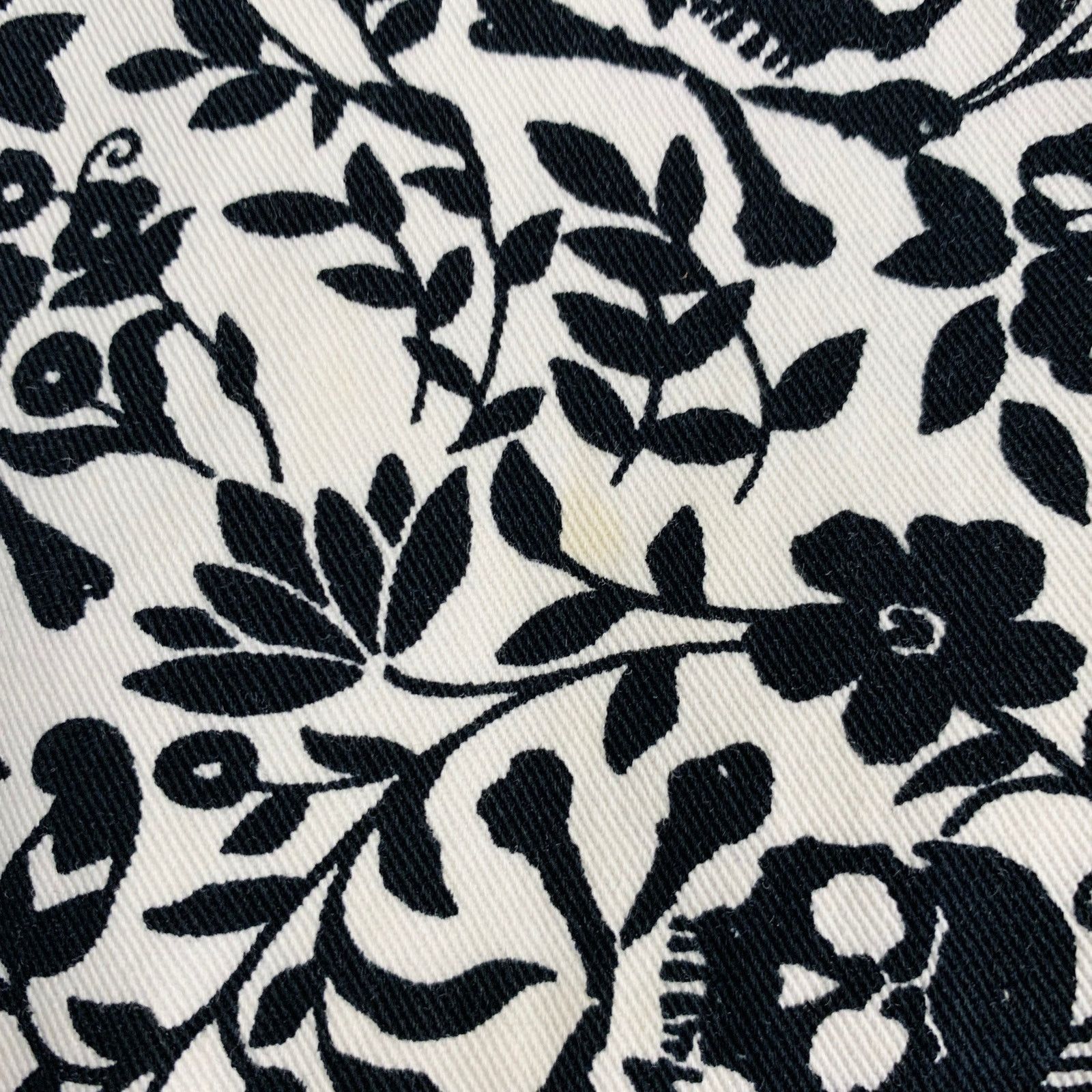 Other DENIM & SUPPLY White Black Abstract Floral Skull Shorts Size US 30 / EU 46 - 8 Thumbnail