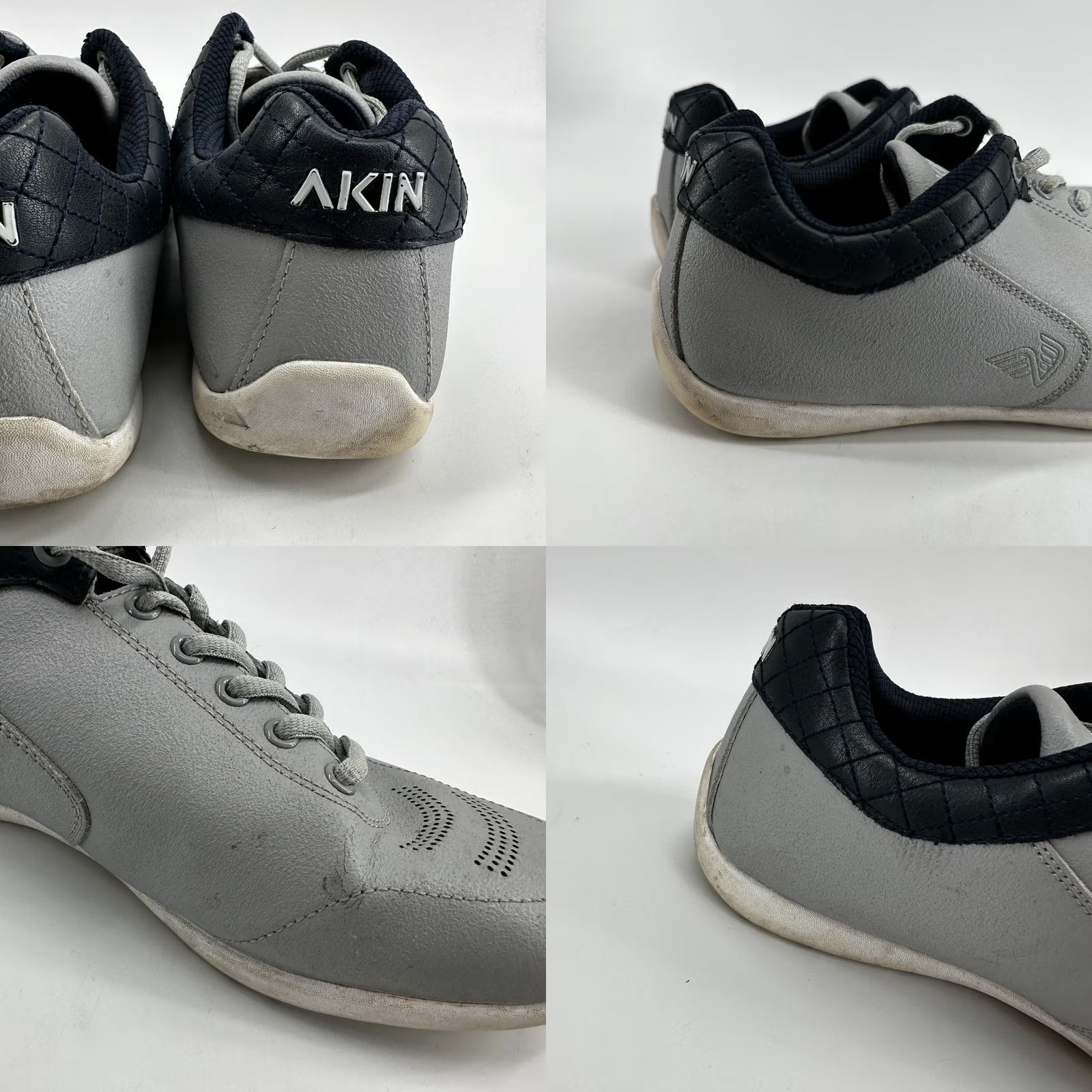 Vintage Akin Limited Edition Shift Athletic Sneaker Gray Men's 9.5 Lace Up Low Top Shoes Size US M / EU 48-50 / 2 - 8 Thumbnail