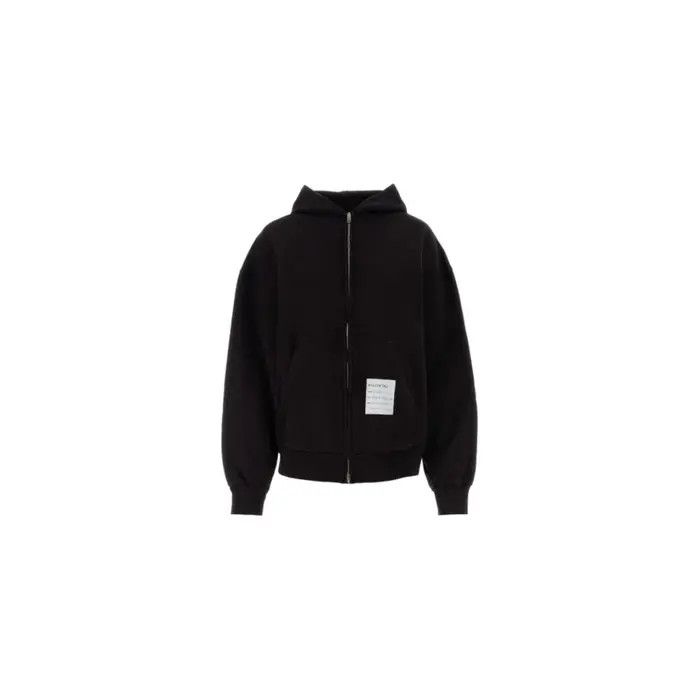 トップス BALENCIAGA TURN WIDE FIT ZIP-UP HOODIE Balenciaga Turn Wide Fit Zip-Up Hoodie Cotton - Black | Editorialist