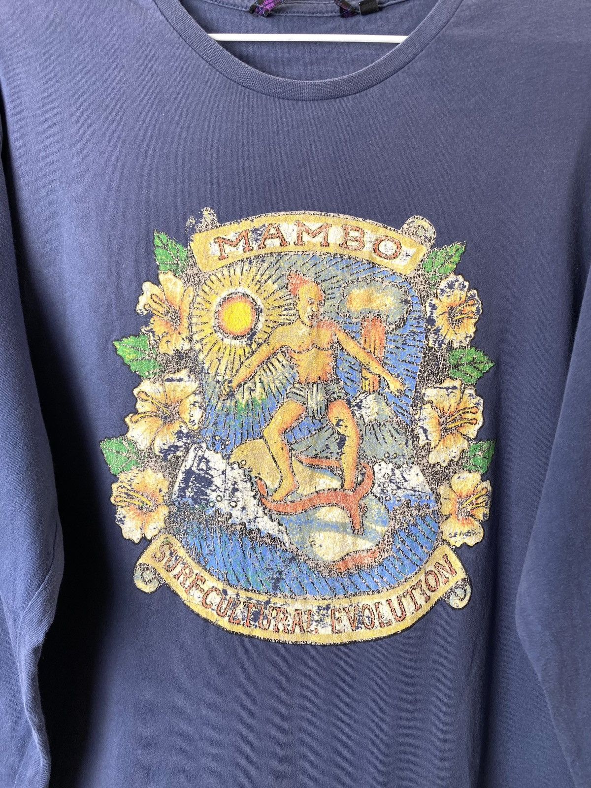 Mambo Rare! 00’s Mambo Longsleeve Surf Style Loud Shirt Size US L / EU 52-54 / 3 - 2 Thumbnail