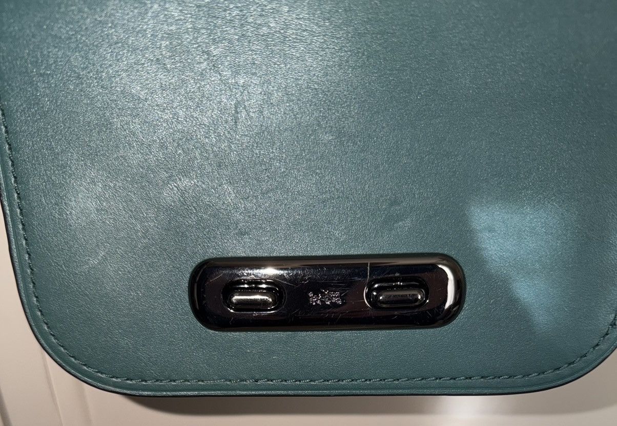 Coach Coach Swagger Teal Leather Shoulder Bag/Purse. Size ONE SIZE - 5 Thumbnail