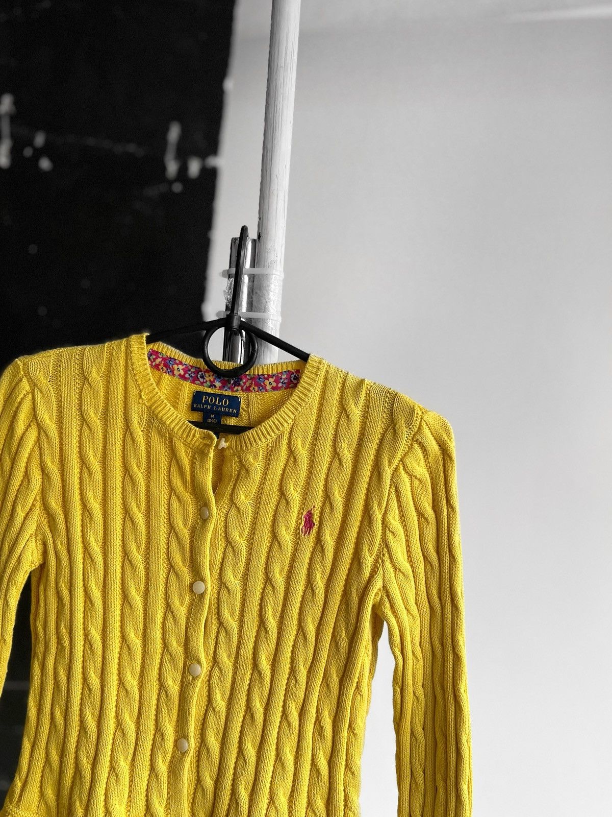 Polo Ralph Lauren Polo Ralph Lauren Yellow Long Sleeve Cardigan Sweater Shirt Size XXS / US 00 / IT 34 - 2 Thumbnail