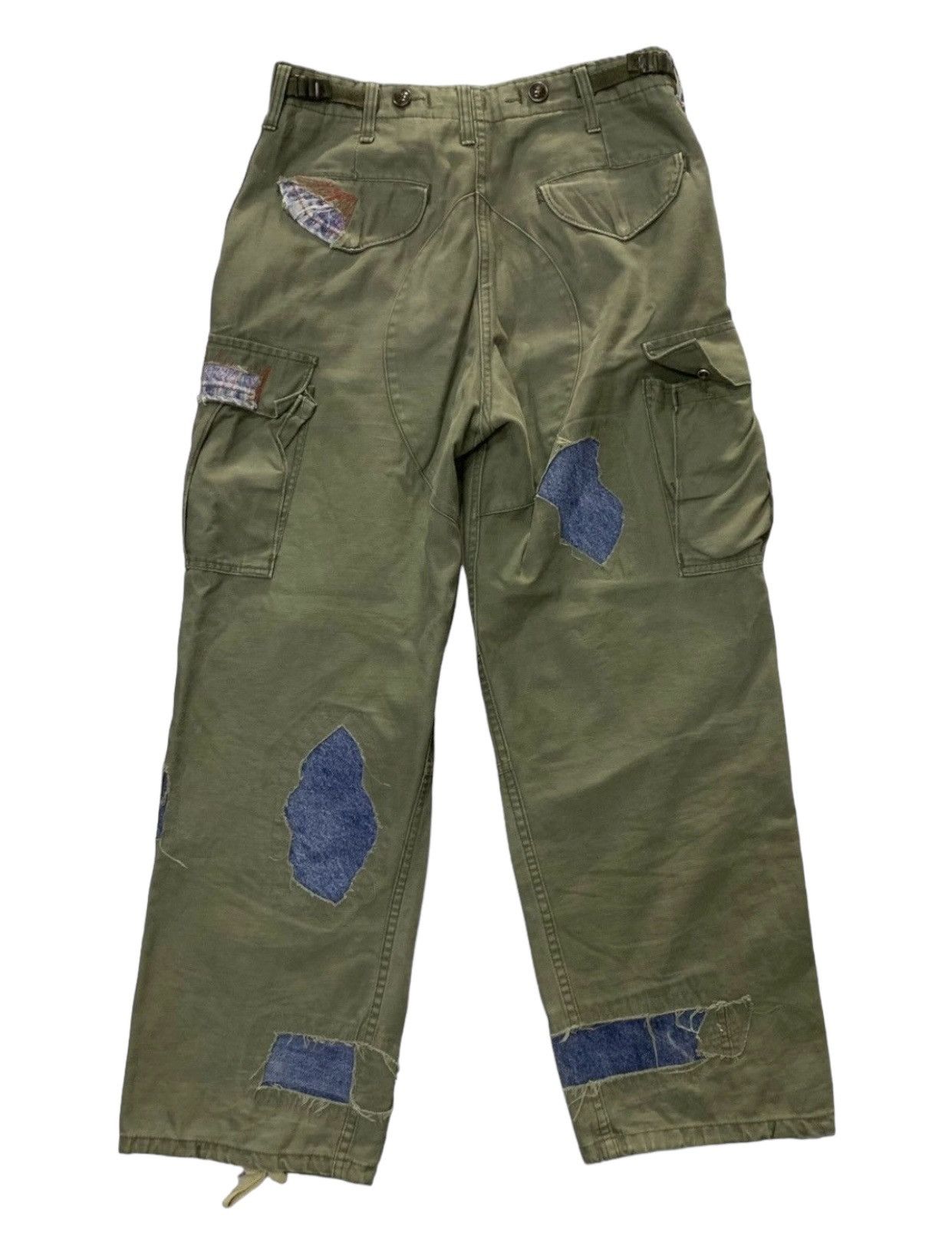 If Six Was Nine × Vintage Vintage Army Hybrid Reconstruct Cargo Baggy Jnco Y2k Style Size US 30 / EU 46 - 2 Thumbnail