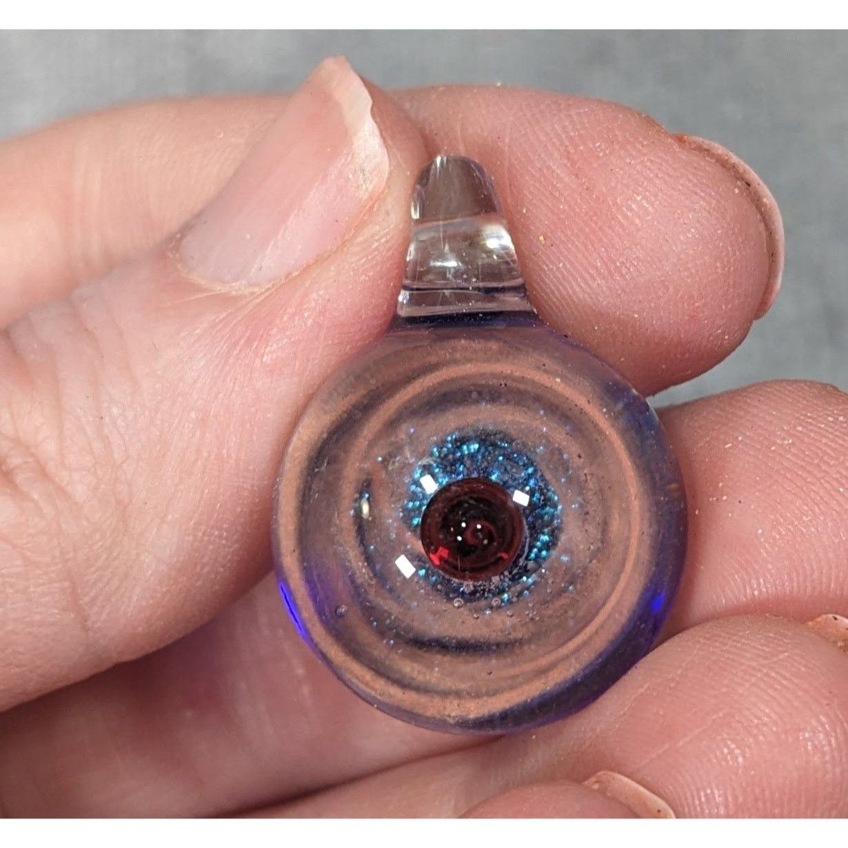 Other Galaxy Glass Pink Blue And Red Lamp Work Pendant Size ONE SIZE - 6 Thumbnail