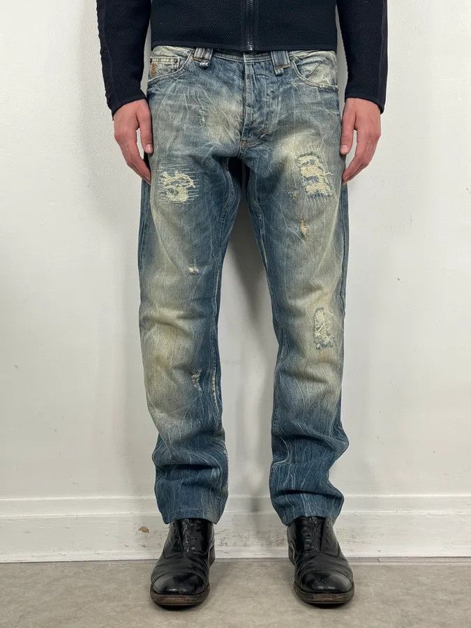 John Galliano Galliano Newspaper Denim | Grailed