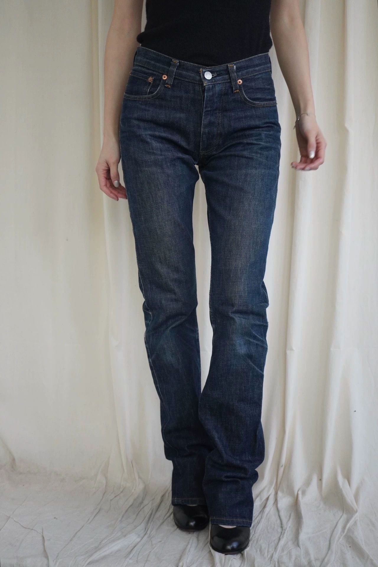 Helmut Lang Helmut Lang 1996 Rare Vintage Washed Long Jeans Size 26 Size 26" / US 2 / IT 38 - 8 Thumbnail