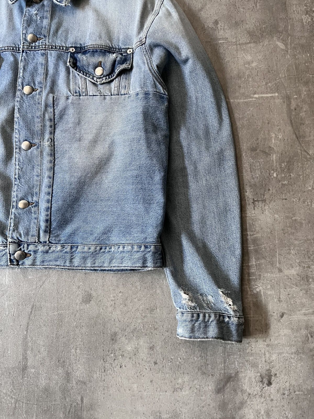 Alexander McQueen Alexander McQueen 2014 denim jacket jeans blue Size US L / EU 52-54 / 3 - 3 Thumbnail