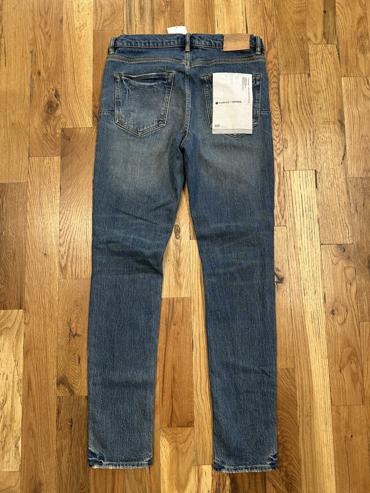 Purple Brand Purple Brand Patched Blue Denim Jeans Size 32 Size US 32 / EU 48 - 2 Thumbnail
