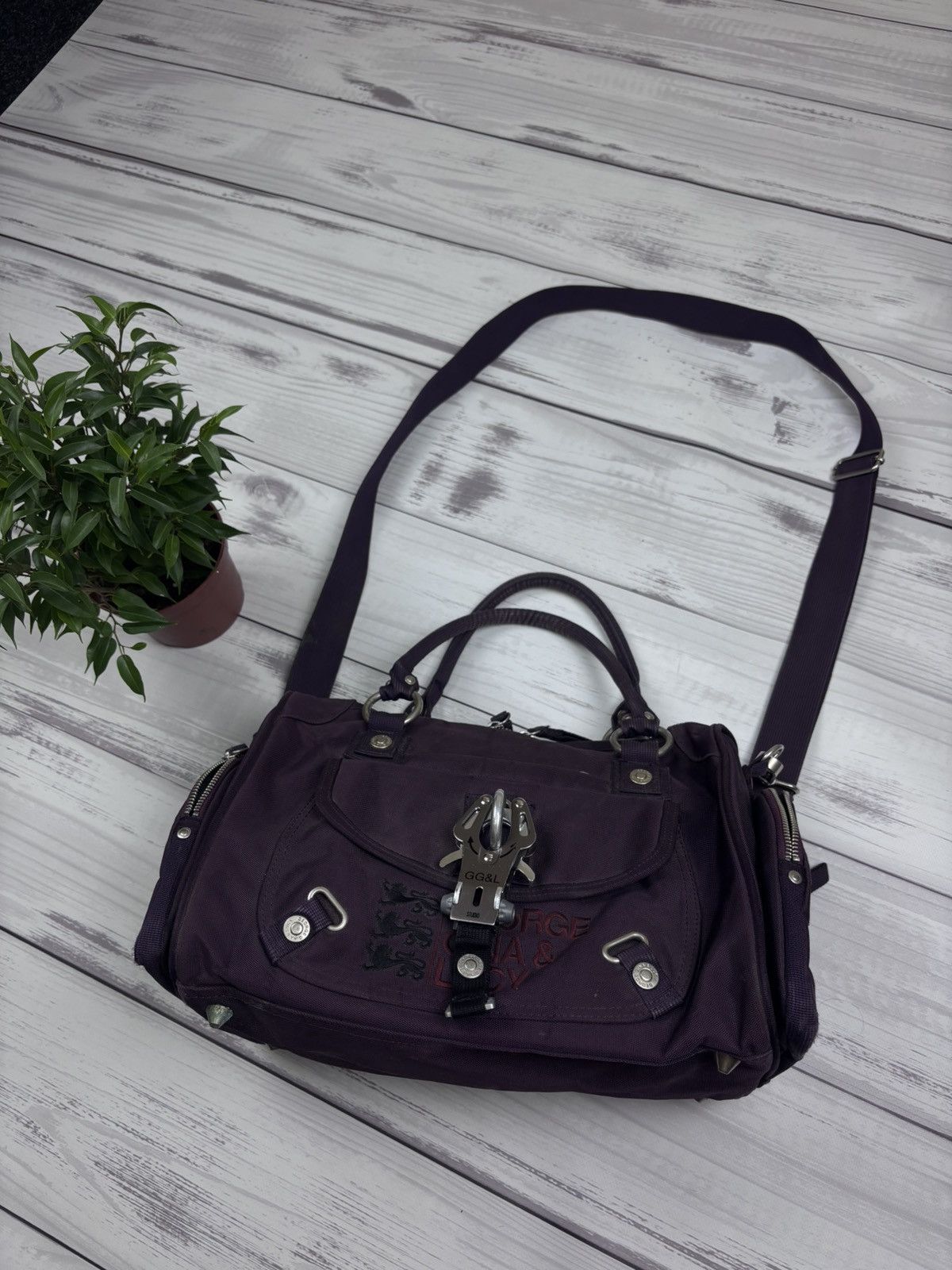 Japanese Brand Vintage GGL Big Gil bag 90s Size ONE SIZE - 2 Thumbnail