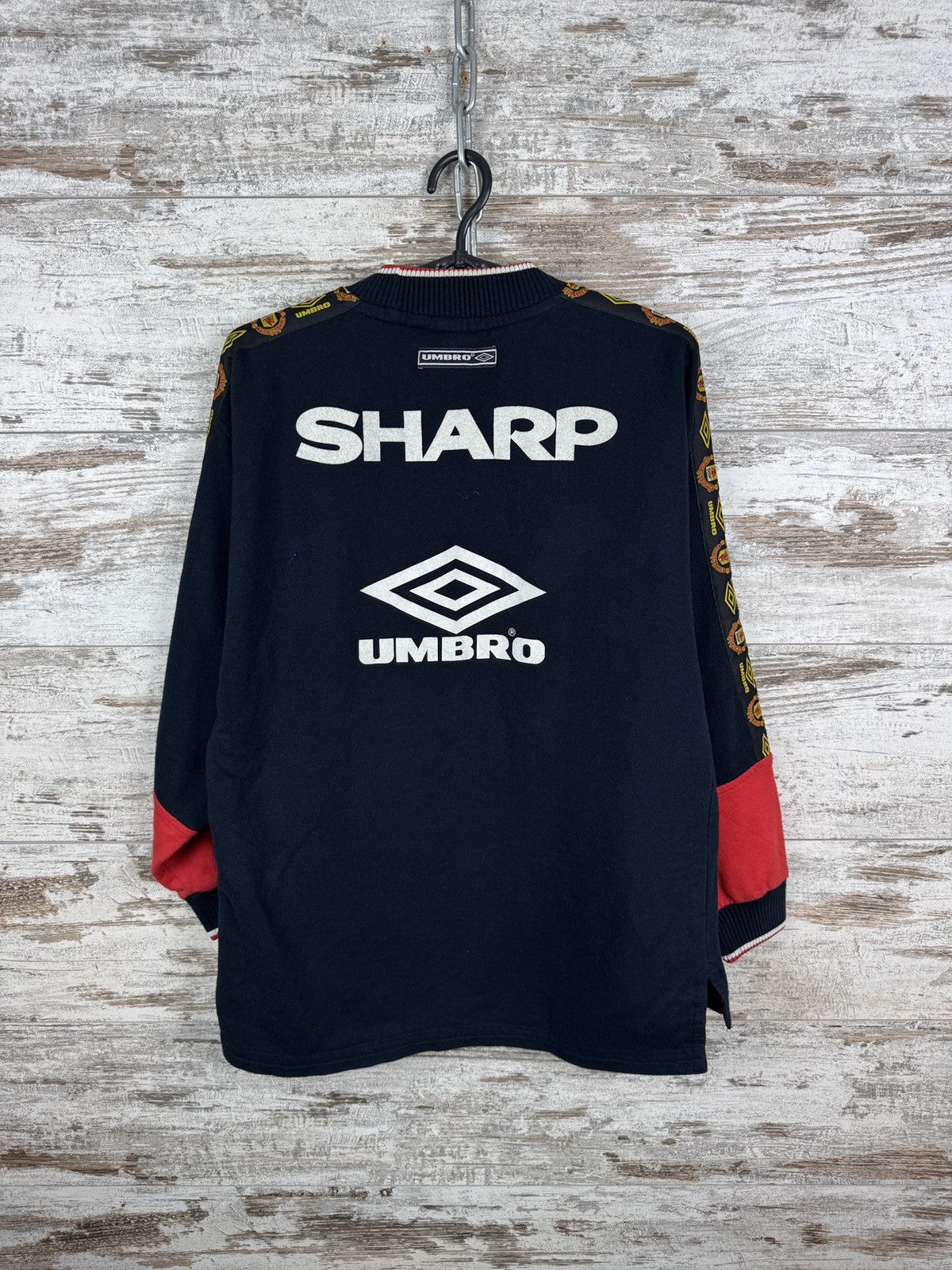 Umbro × Vintage Vintage Umbro Manchester United SHARP sweatshirt 90s rare Size US XS / EU 42 / 0 - 9 Thumbnail