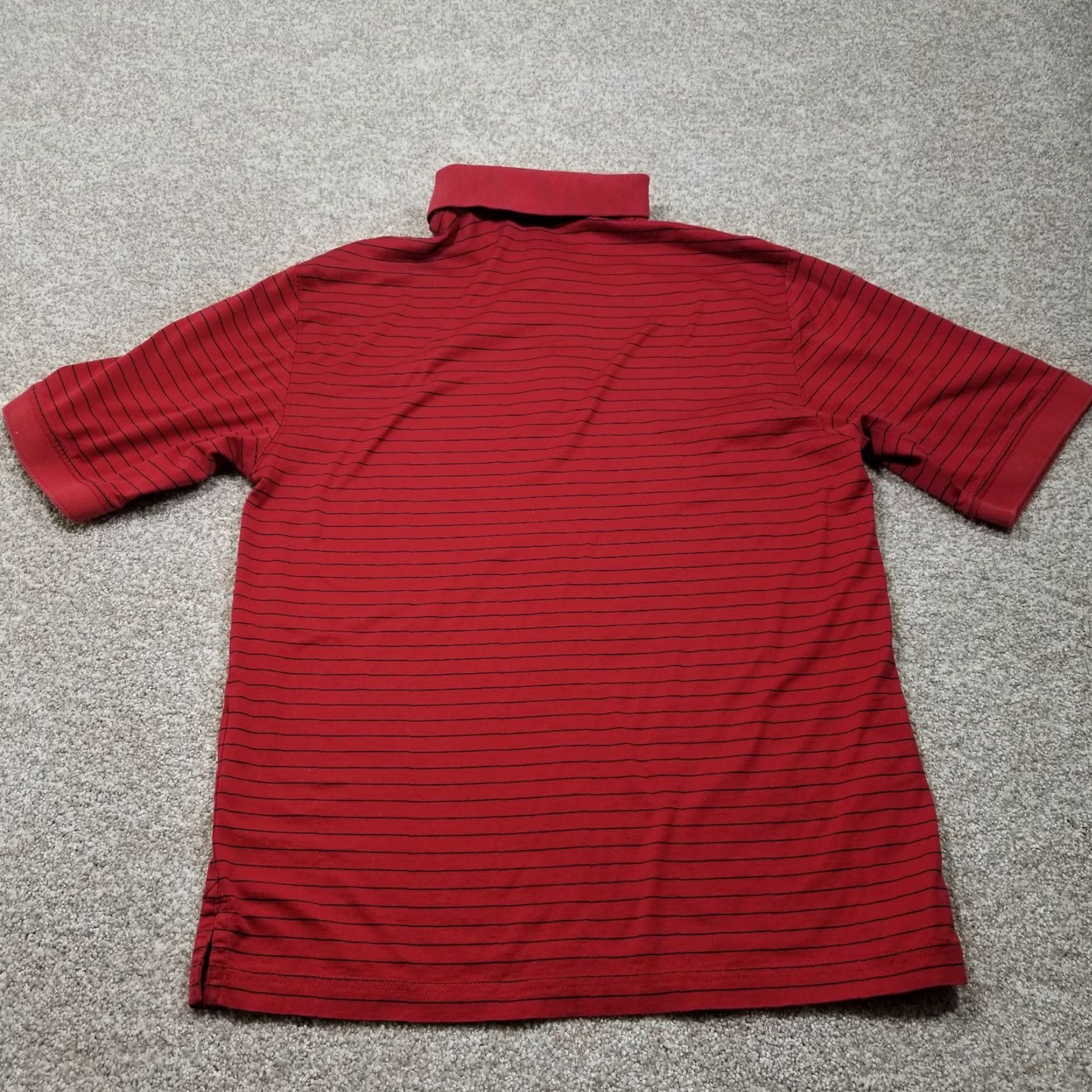 Vintage Turnbury Shirt Men S Red Striped Polo Short Sleeve Casual 100% Cotton Golf Shirt Mens Red Striped Polo Short Sleeve Casual Golf Size US S / EU 44-46 / 1 - 2 Thumbnail