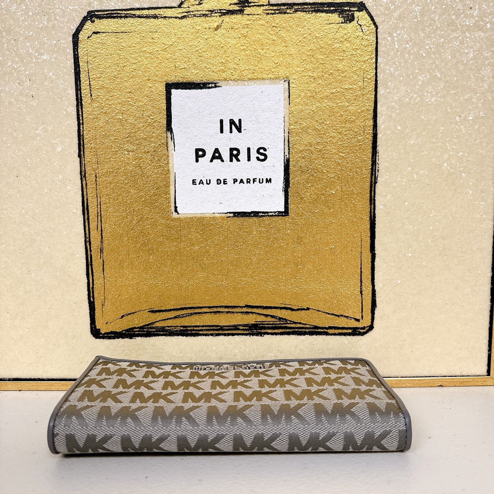 Michael Kors Michael Kors 35T9STVZ3JJet Set Travel Signature CanvasWallet Size ONE SIZE - 3 Thumbnail