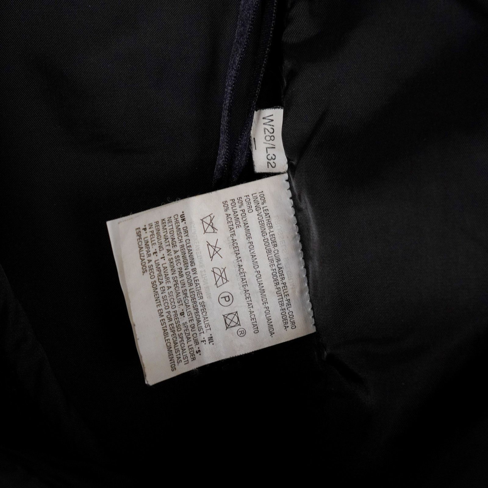 Levi's Vintage levi’s women's black leather flared trousers pants Size 28" / US 6 / IT 42 - 9 Thumbnail