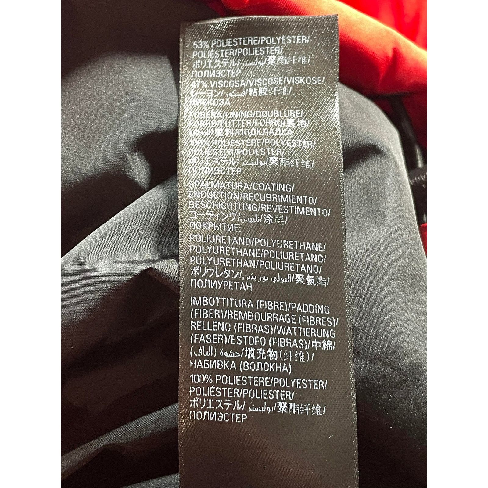 Balenciaga Balenciaga Campaign Logo Oversized Red Puffer Jacket Size US M / EU 48-50 / 2 - 5 Thumbnail