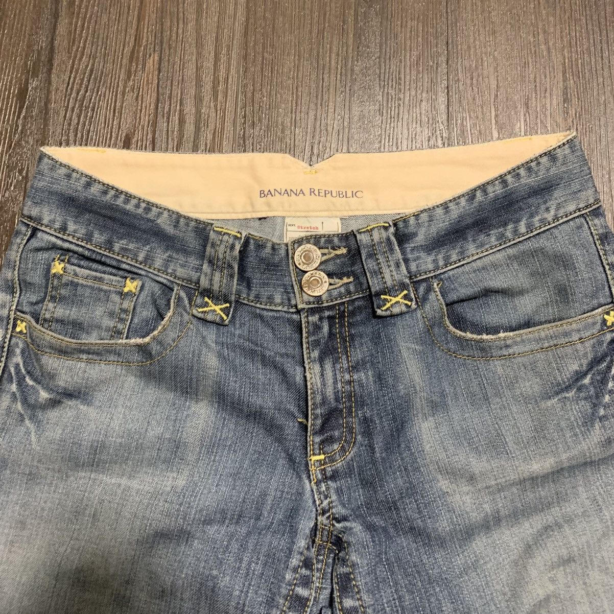 Banana Republic Banana Republic 2000s Bootcut Jeans Size 30" / US 8 / IT 44 - 5 Thumbnail