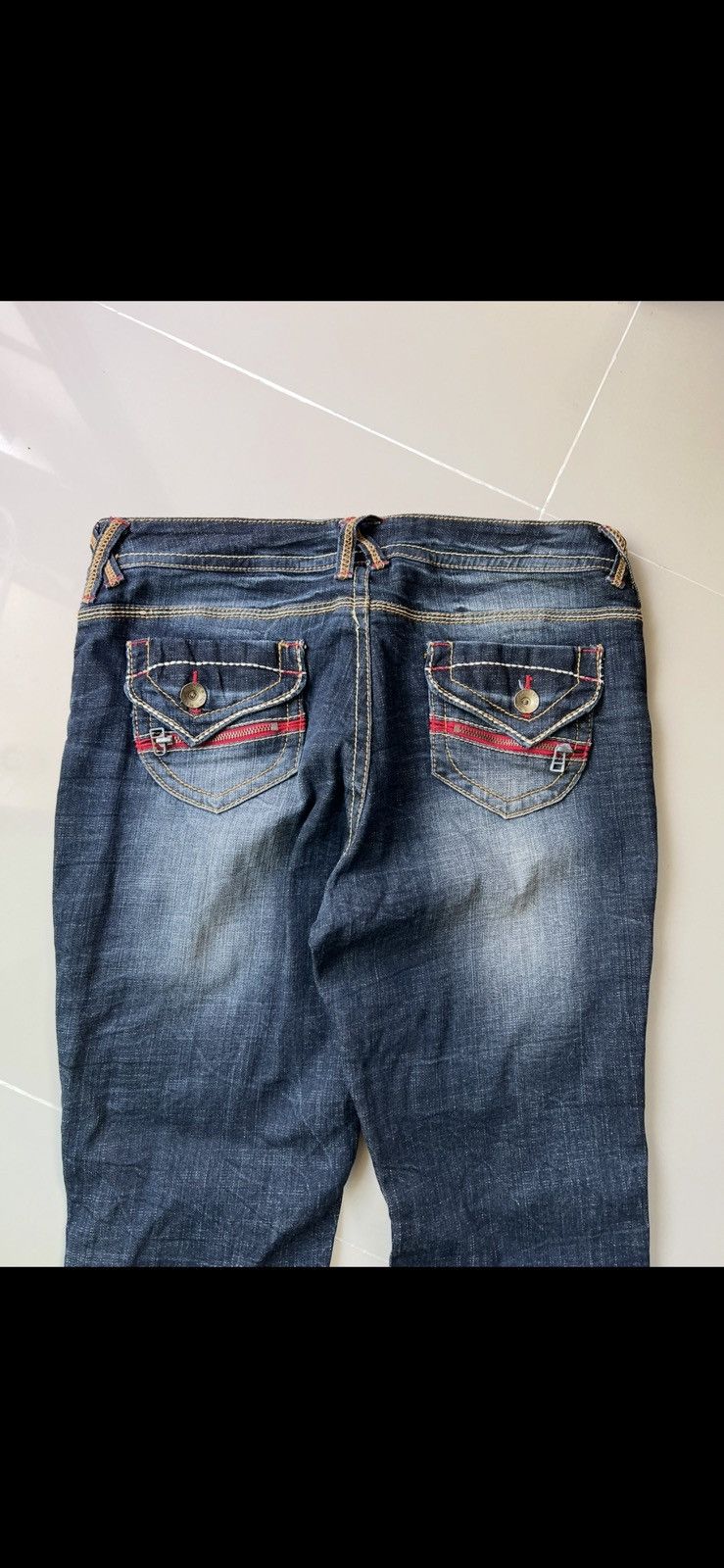 Japanese Brand Mer-Lassette Japanese Y2K Denim Jeans Size US 34 / EU 50 - 2 Thumbnail