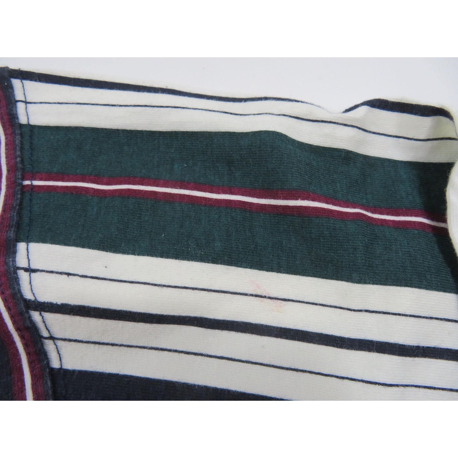 Van Heusen Van Heusen Shirt, Blue Green Red White Striped Sz M 1990s Size US M / EU 48-50 / 2 - 4 Thumbnail