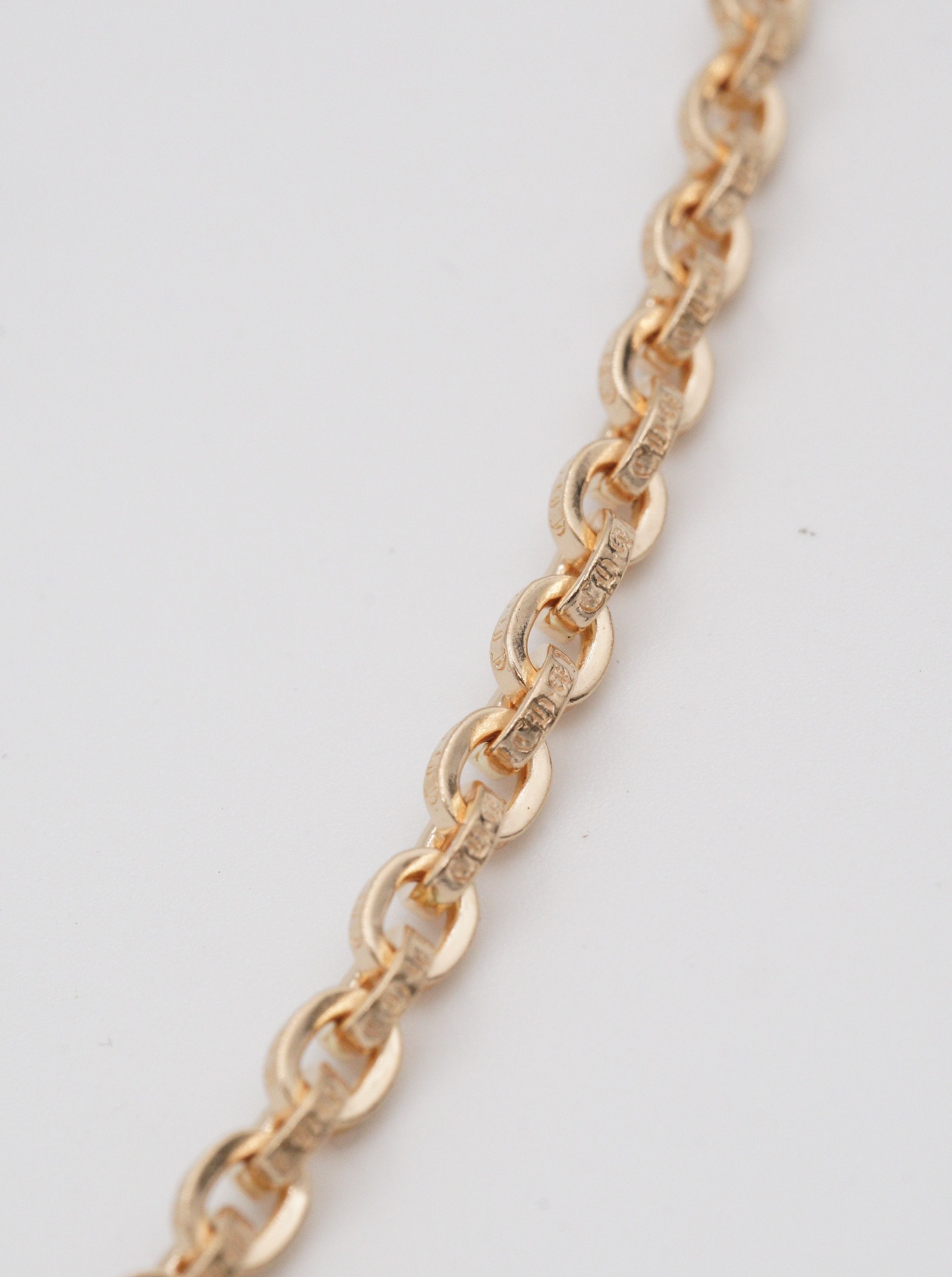 Chrome Hearts Chrome Hearts 22K Paperchain Bracelet - 6.5 inch Size ONE SIZE - 3 Thumbnail