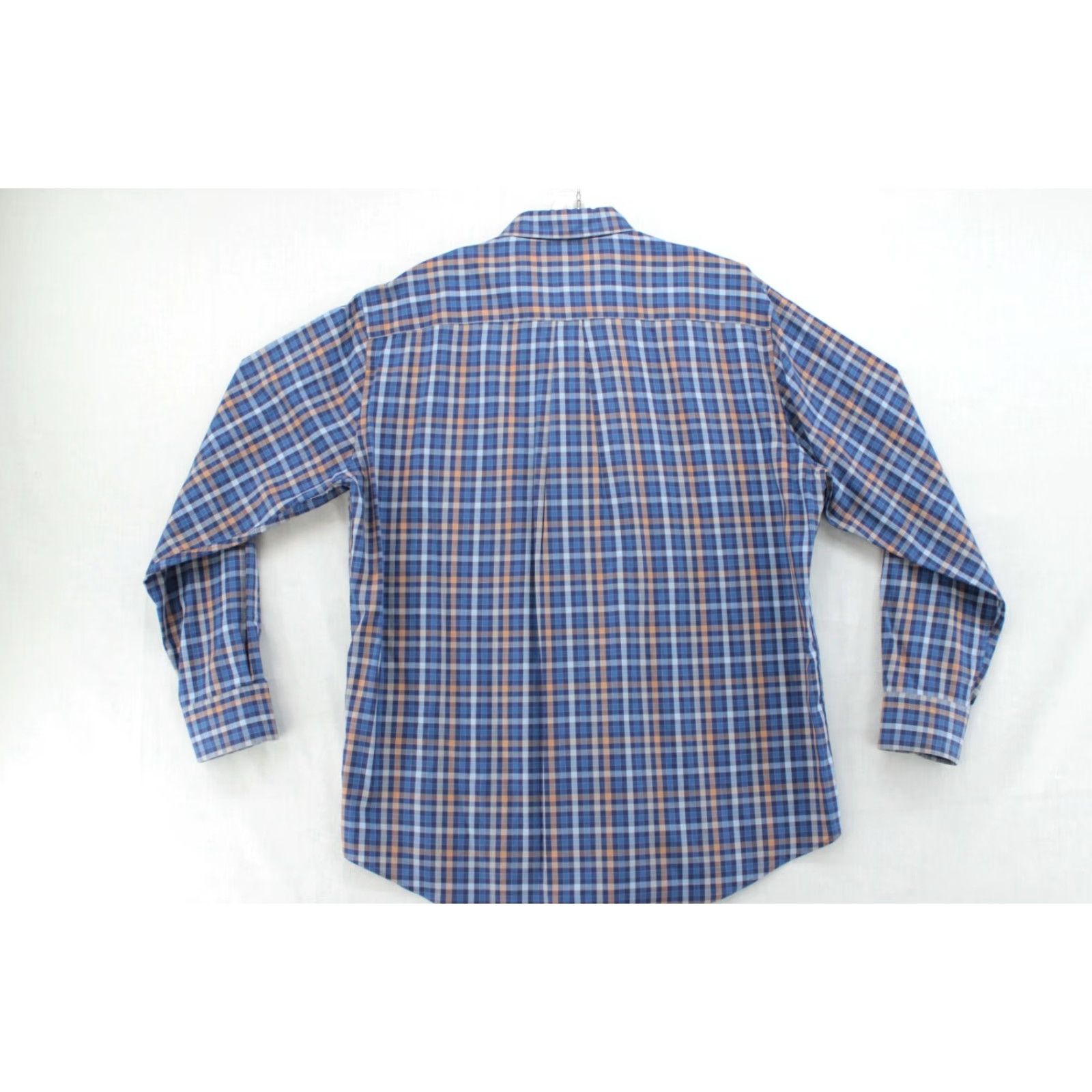 Peter Millar VINTAGE Peter Millar Shirt Men's XL Blue Check Stretch Button Down Preppy Golfer Modern Size US XL / EU 56 / 4 - 3 Thumbnail