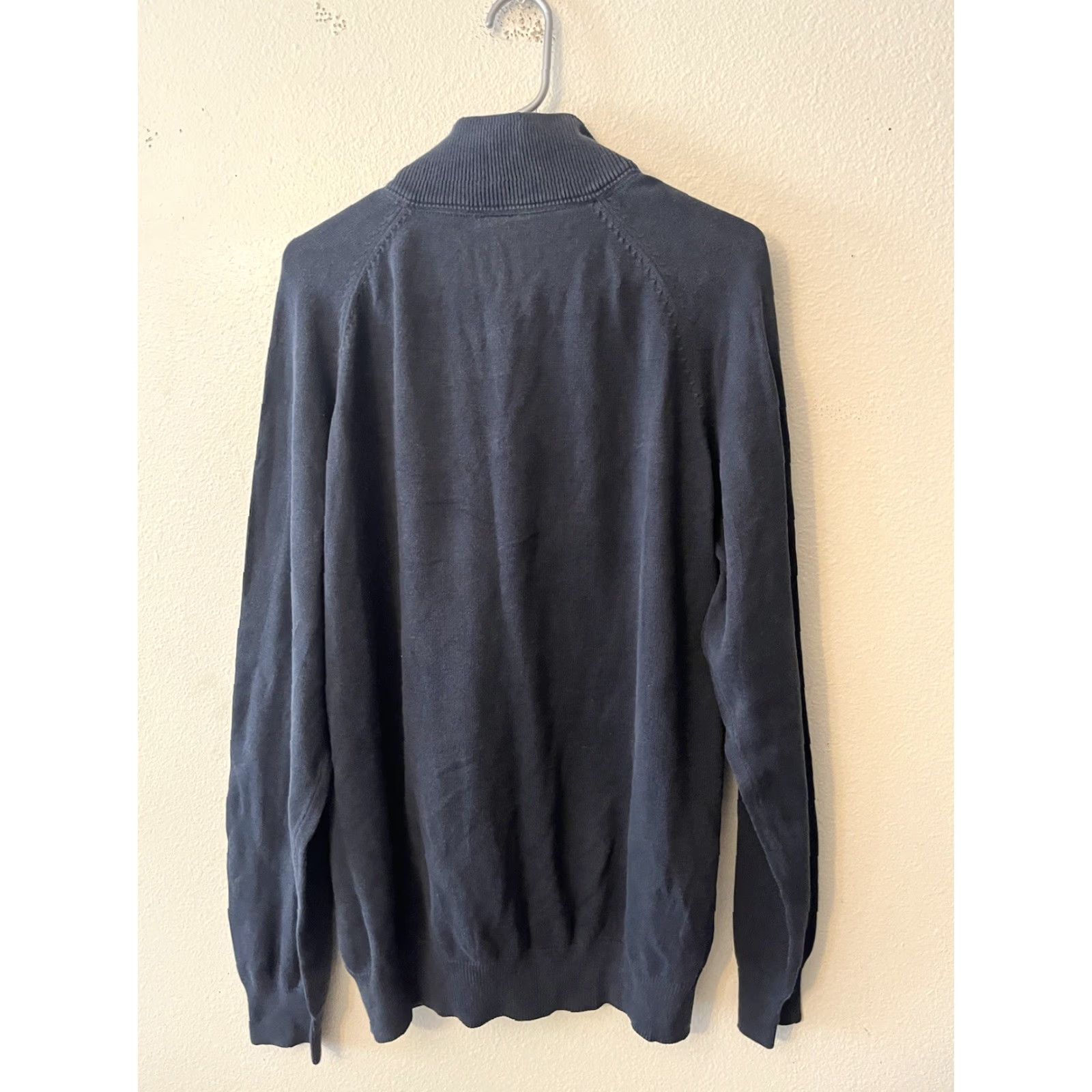 Timberland Timberland Mens Sweater Casual Long Sleeve Mock Neck 1/4 Zip Pullover Blue XL Size US XL / EU 56 / 4 - 3 Thumbnail