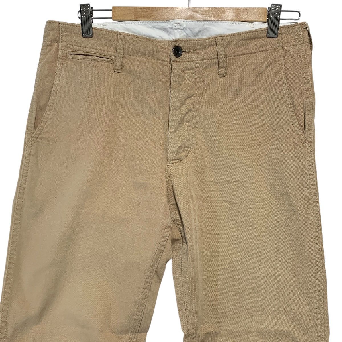 Visvim OFFER OK! VISVIM 13AW FLUXUS CHINO PANTS OLIVE Size US 31 - 3 Thumbnail