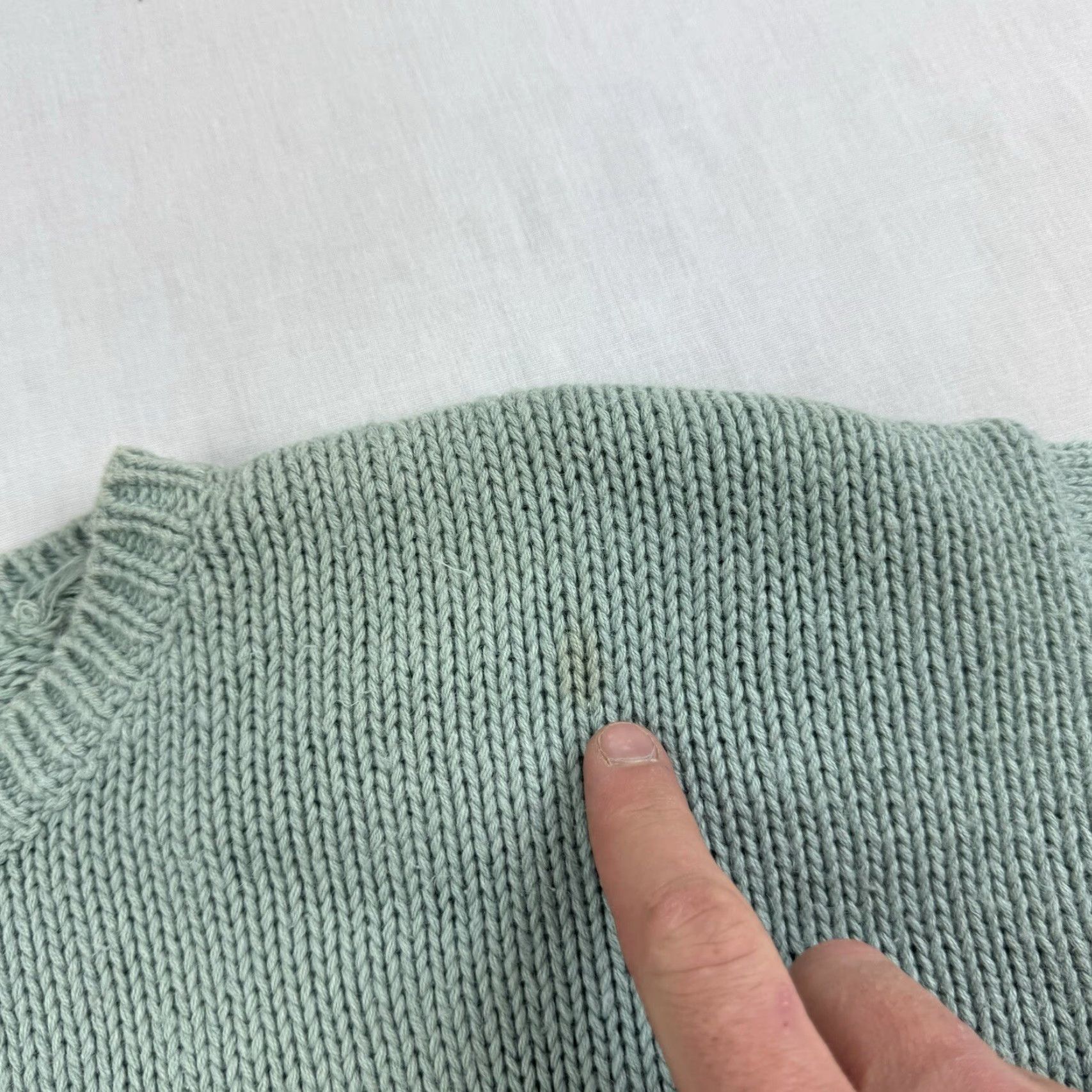 Vintage VINTAGE Womens Sweater Pullover Knit Long Sleeve Crew Neck Floral Pattern 90s Green Size M Size M / US 6-8 / IT 42-44 - 3 Thumbnail