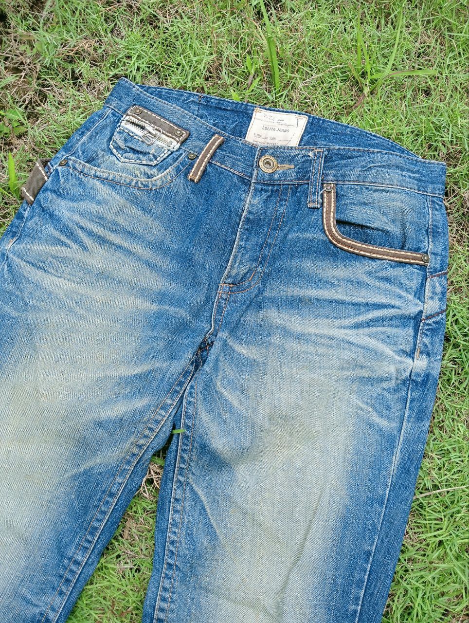 Japanese Brand JAPANESE LOLITA by CONCERT CLUB WASHED JEANS Size US 31 - 8 Thumbnail