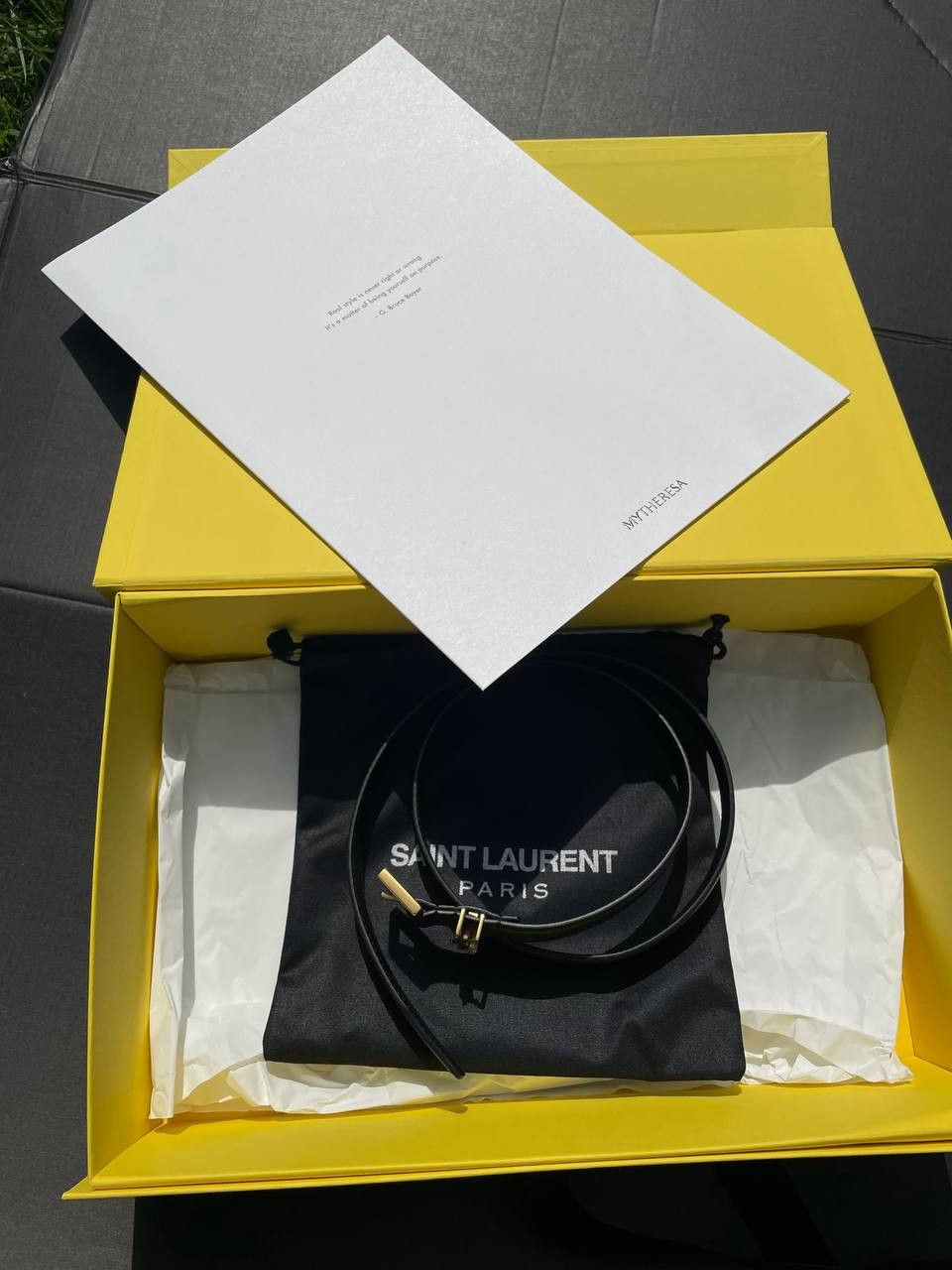 Saint Laurent Paris Saint Laurent Paris Belt Size ONE SIZE - 8 Thumbnail