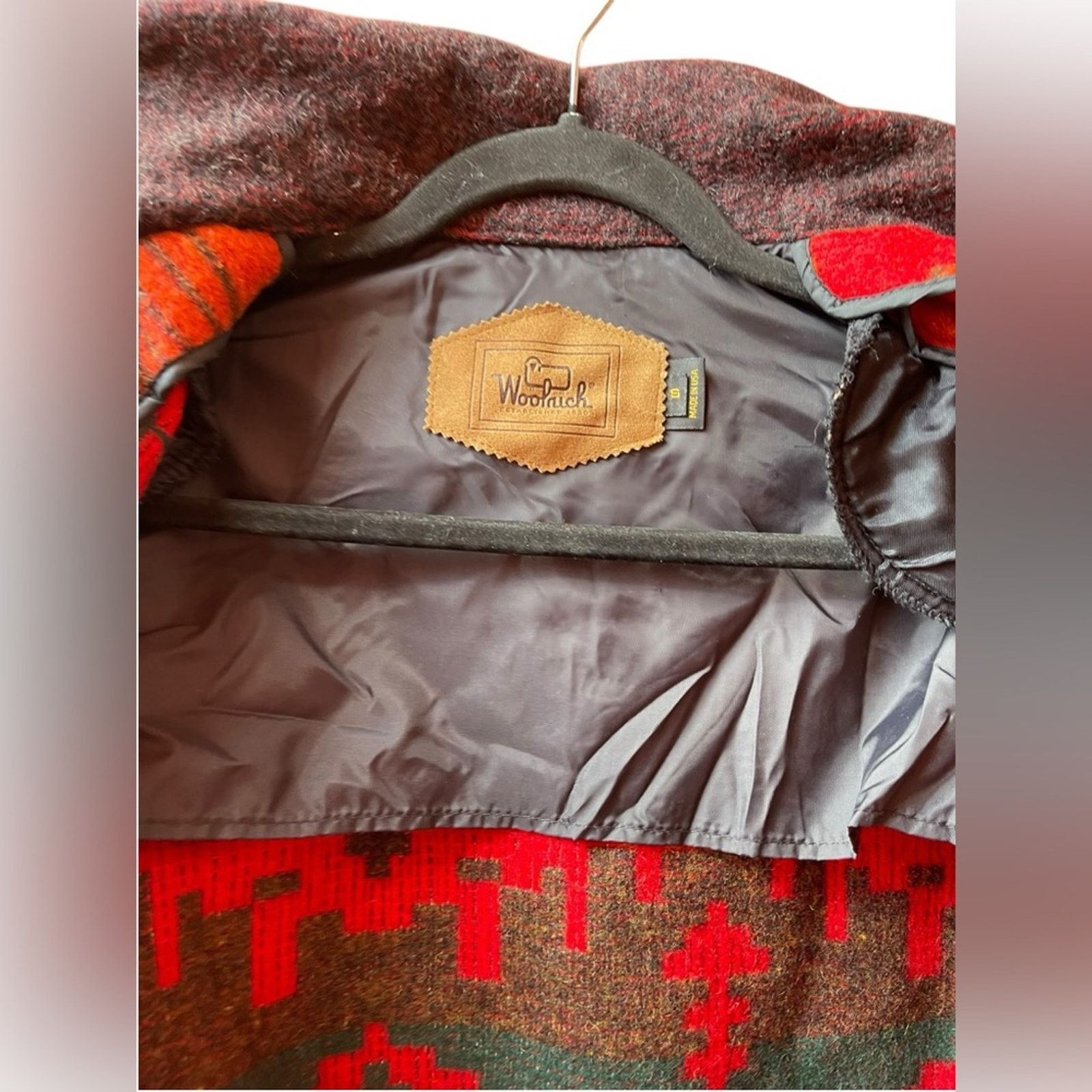 Other Vintage Woolrich Wool Blend Aztec Southwest Chore Jacket S Size S / US 4 / IT 40 - 6 Thumbnail