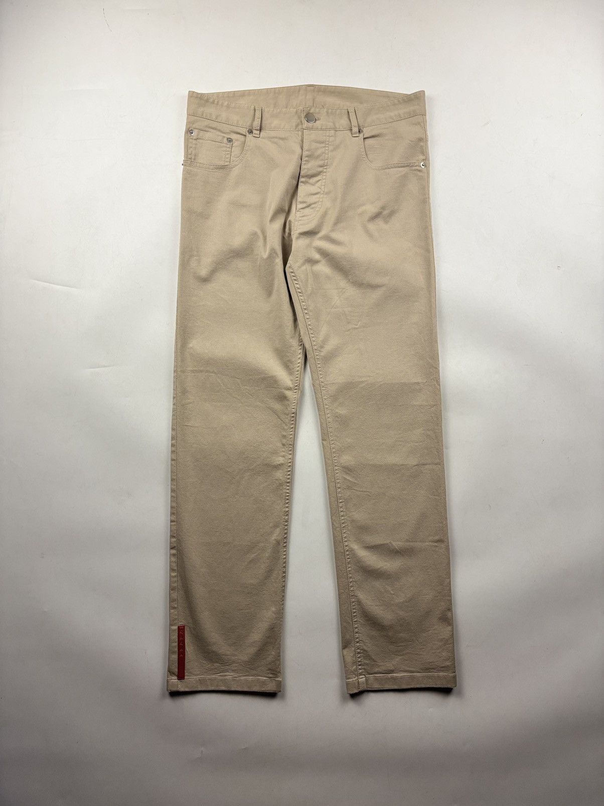 Prada Prada Sport Red Tab Chino Pants Size US 30 / EU 46 - 1 Thumbnail