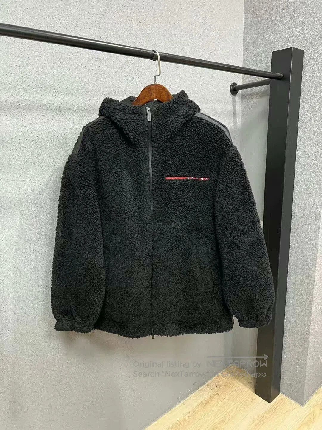 Prada prada teddy coat in black for women. Size XS / US 0-2 / IT 36-38 - 1 Thumbnail