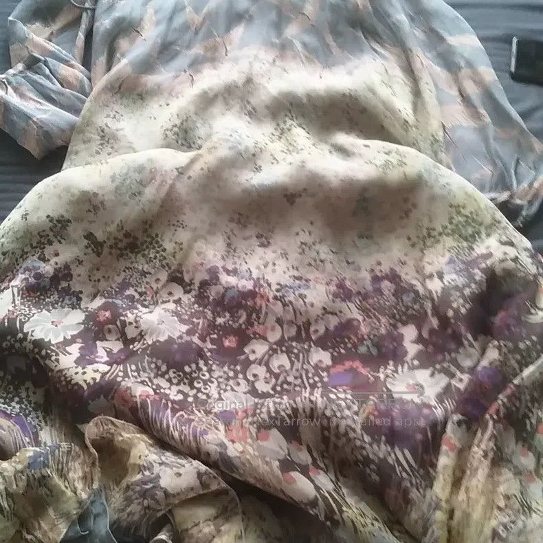 Valentino Valentino Printed chiffon dress Size L / US 10 / IT 46 - 6 Thumbnail