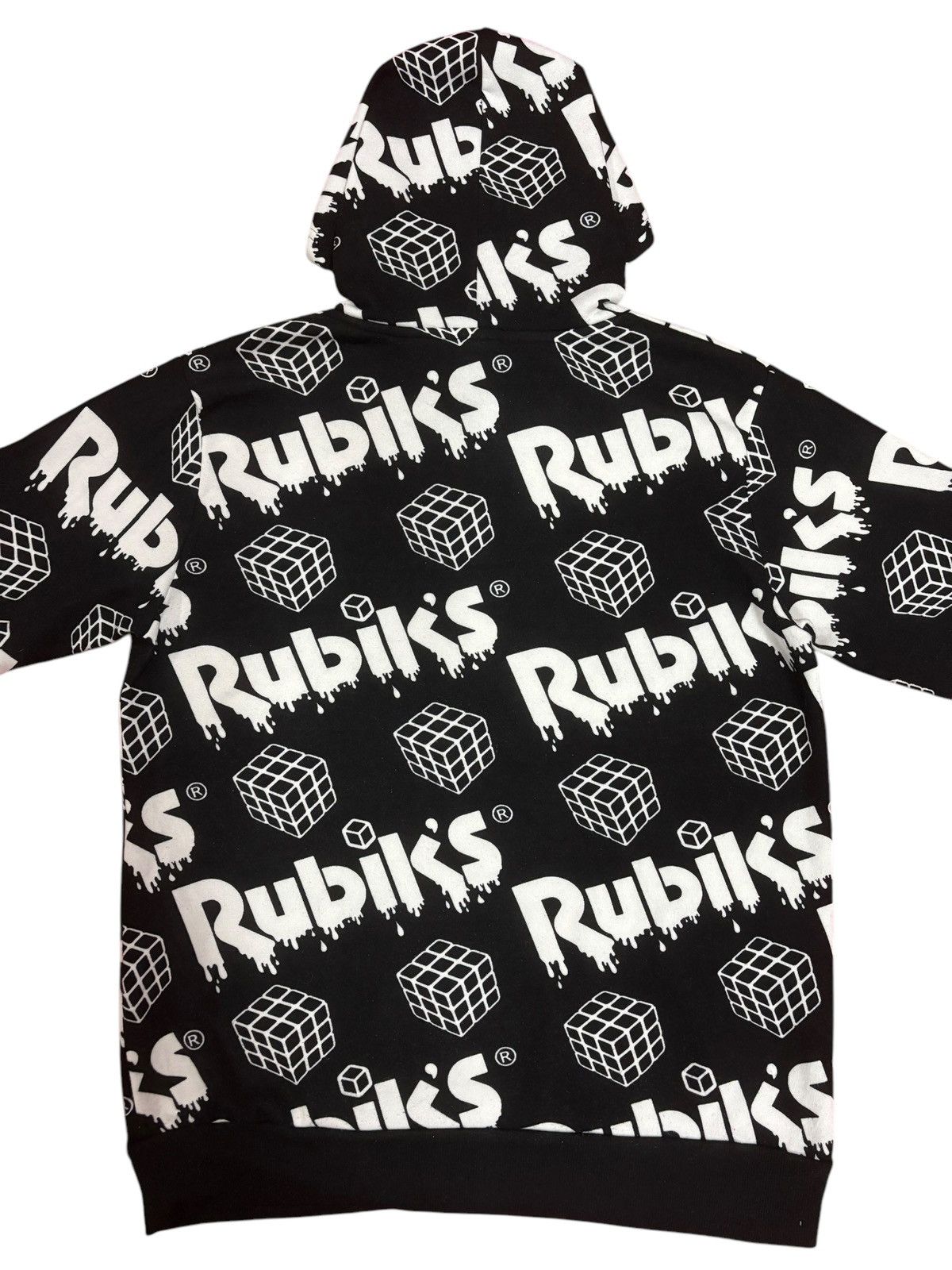 Japanese Brand 90s Vtg Rubik’s Full Printed 3d Logo Hoodie Size US XL / EU 56 / 4 - 3 Thumbnail