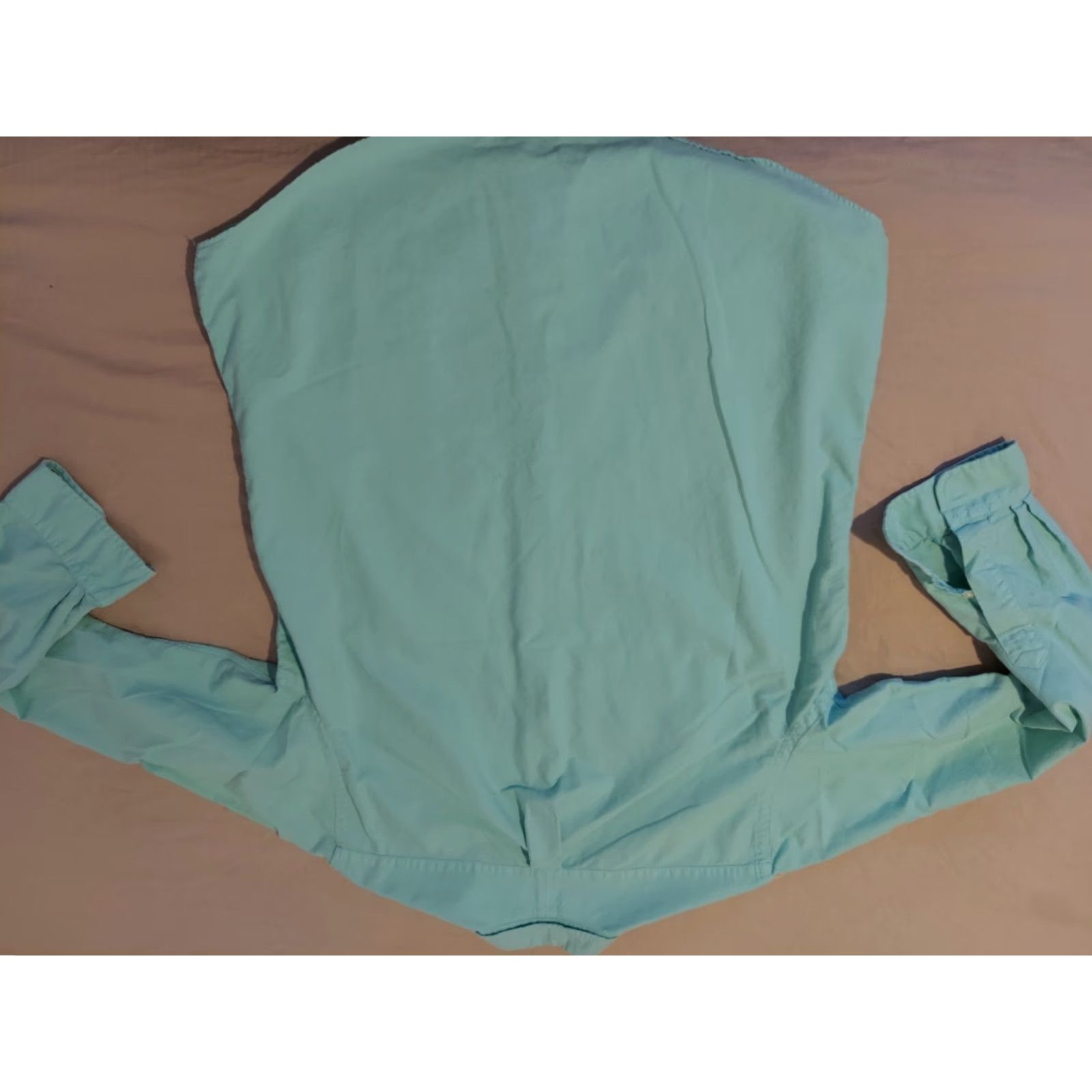 Polo Ralph Lauren Polo Ralph Lauren Dress Shirt Mens L Green Button Cotton Size 42R - 5 Thumbnail