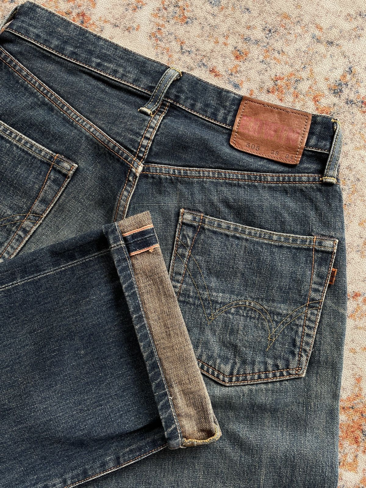 Edwin ED EDWIN MUDWASH SELVEDGE MADE IN JAPAN Size US 27 - 2 Thumbnail