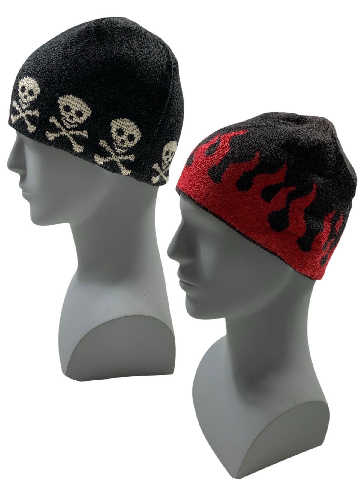 Japanese Brand REVERSIBLE punk Bondage Style Beanie Hats RARE Size ONE SIZE - 1 Thumbnail