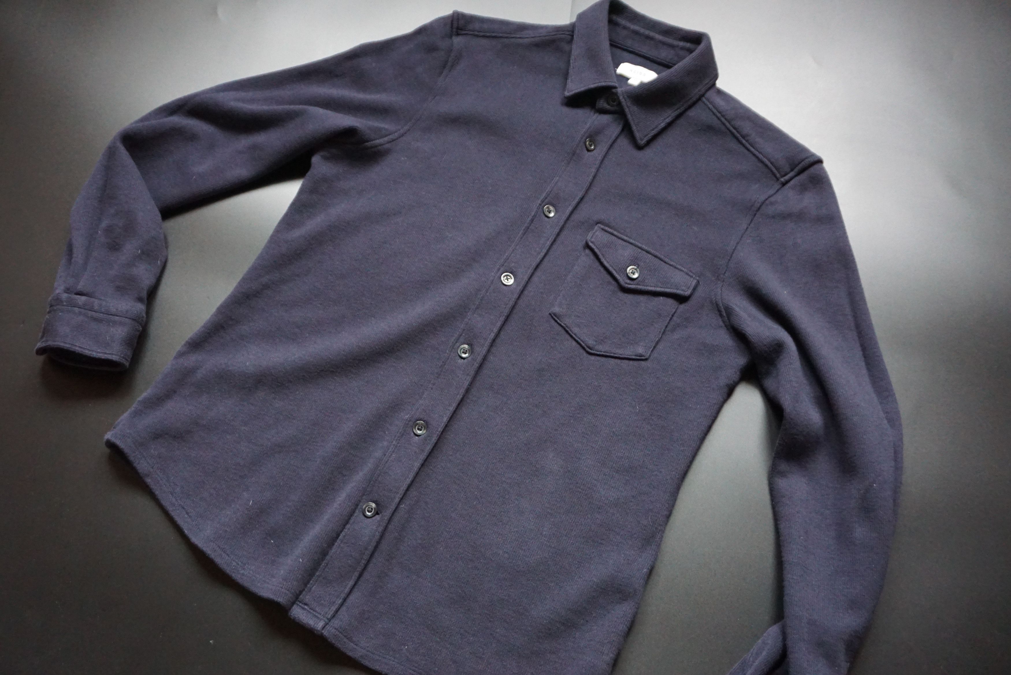 Other UK Reiss Scott shirt wool blend stretch slim fit casual top Size US M / EU 48-50 / 2 - 6 Thumbnail