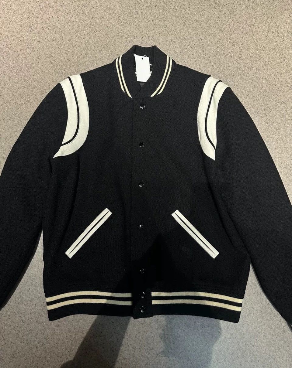 Saint Laurent Paris Saint Laurent Paris baseball jacket- zp Size US L / EU 52-54 / 3 - 1 Thumbnail