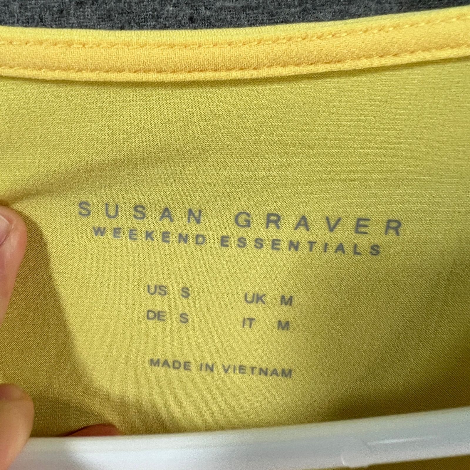 Other Susan Graver Weekend Essentials Comfy Cotton Knit Top Size S / US 4 / IT 40 - 3 Thumbnail