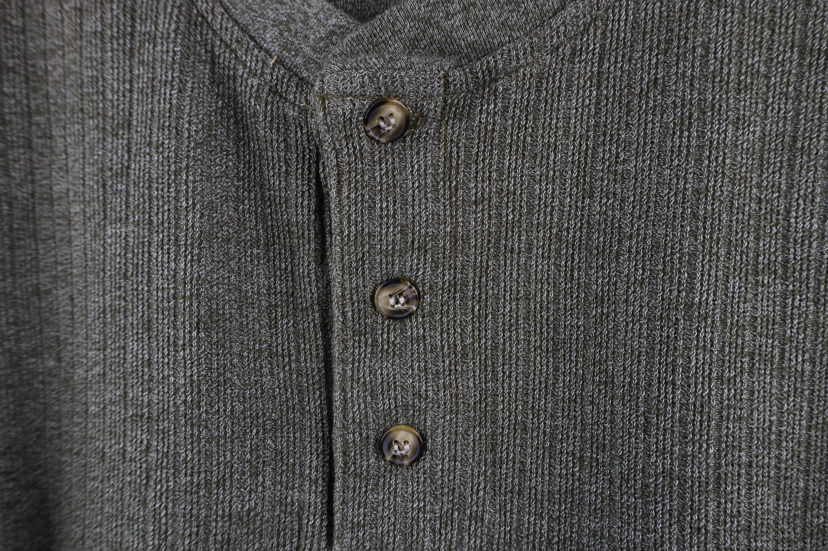 Vintage Vintage 90s Streetwear Knit Long Sleeve Henley T-Shirt Size US XL / EU 56 / 4 - 5 Thumbnail
