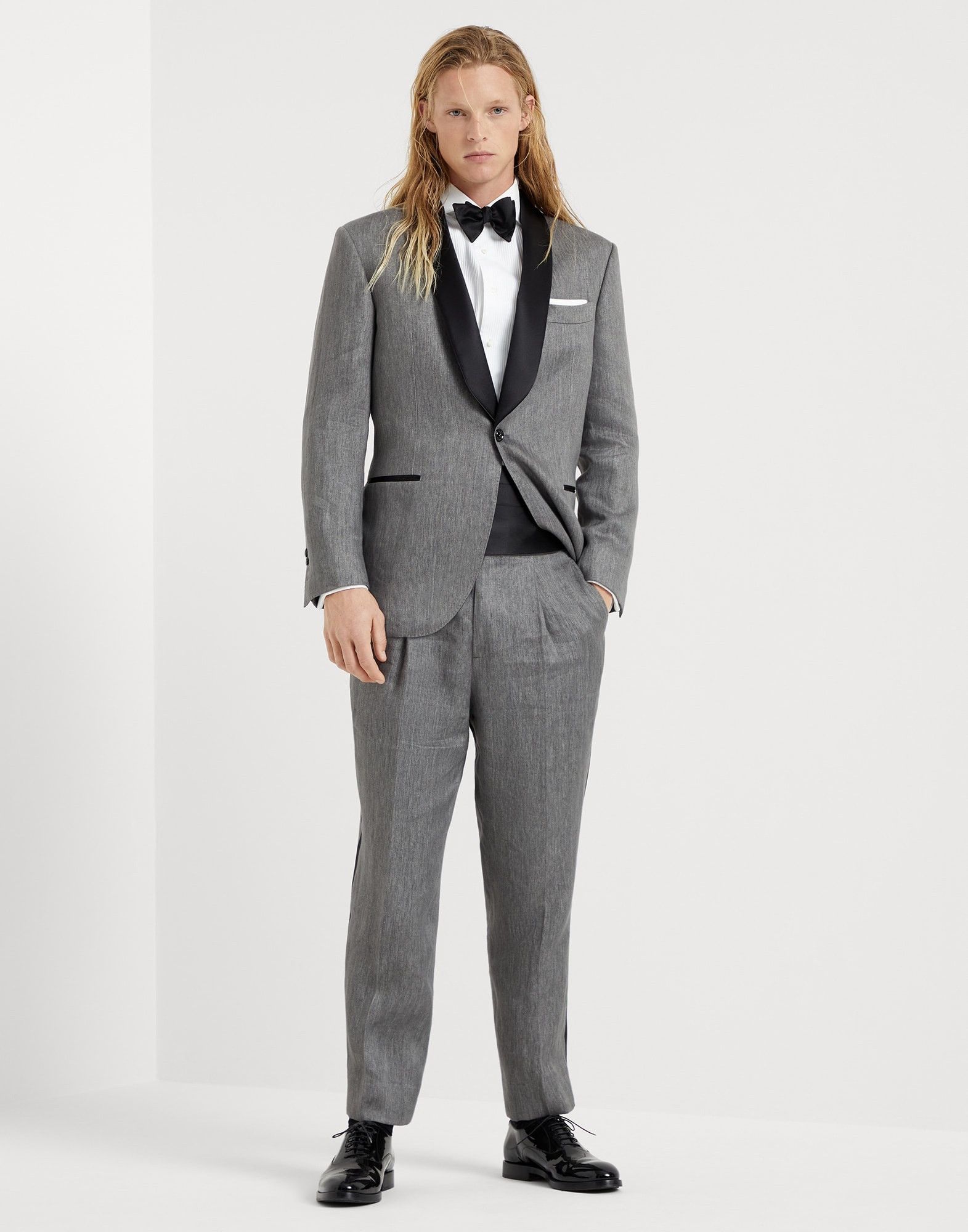 Brunello Cucinelli Suit in Medium Grey Size US S / EU 44-46 / 1 - 1 Thumbnail