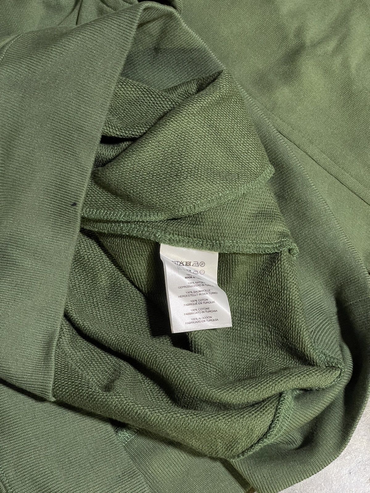 Dries Van Noten Dries Van Noten Green French Terry Hoodie Size US S / EU 44-46 / 1 - 5 Thumbnail
